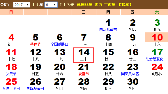 2017年世界献血日是6月14日吗