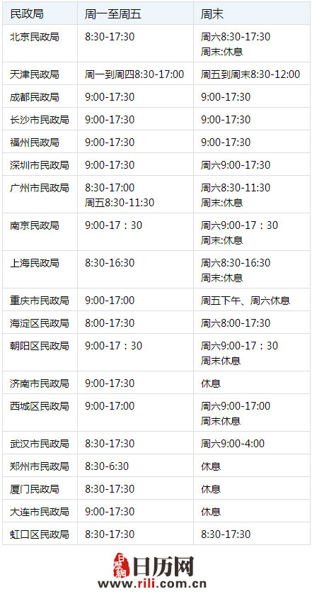民政局上班时间,民政局上班时间表 民政局上班时间,民政局上班时间表