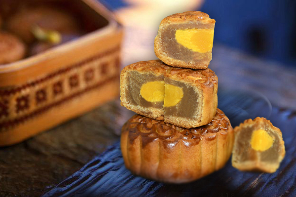 中秋月饼卡通图片