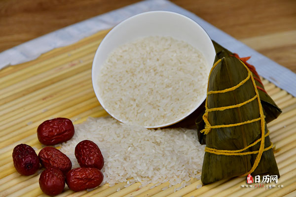 端午节包粽子食材红枣红豆糯米-