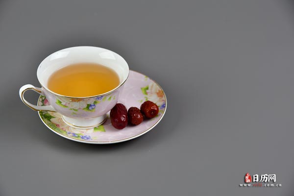 茶饮养生茶红枣姜茶-