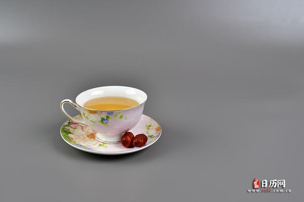 茶饮养生茶红枣姜茶-