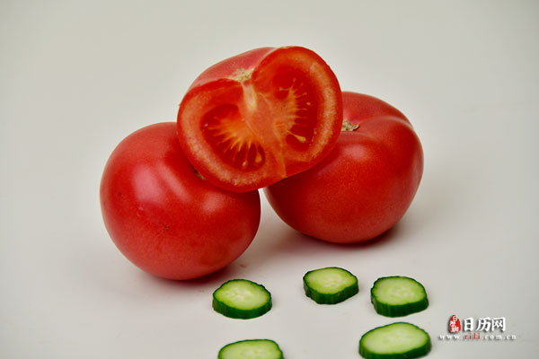 蔬菜西红柿和青瓜