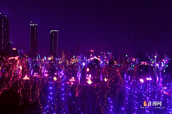 夜景彩灯