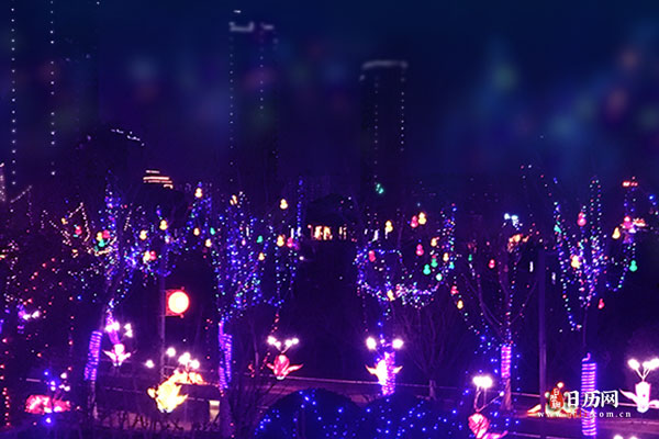 夜景彩灯