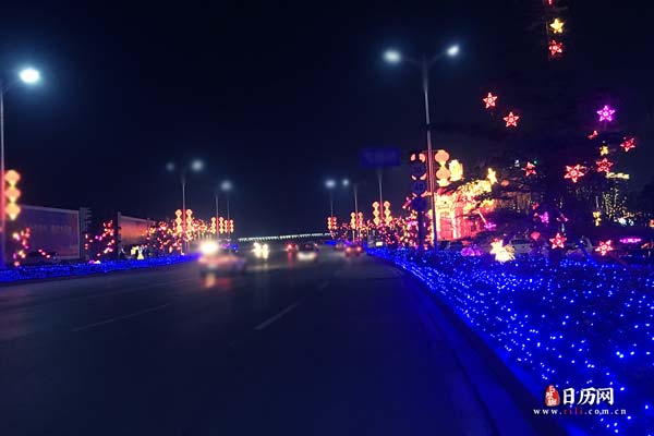 夜景彩灯
