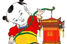 元宵节习俗:送孩灯