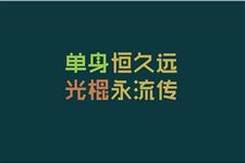 2017光棍节单身贵族的经典说说