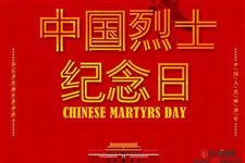 烈士纪念日,缅怀先烈 不负英魂
