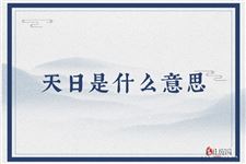 天日是什么意思
