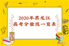 2020年黑龙江高考分数线一览表