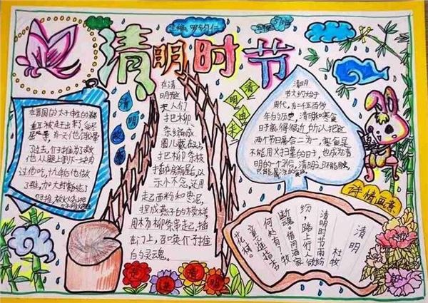 关于清明节的手抄报,2018年清明节手抄报图片大全 关于清明节的手抄报,2018年清明节手抄报图片大全
