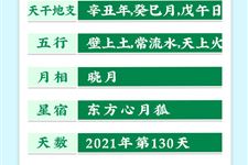 今天是2021年5月10日农历三月廿九