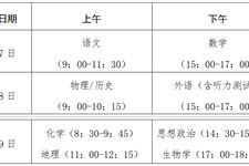 2025年福建高考时间