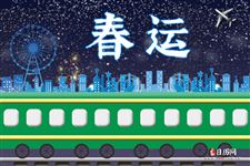 2021春运将从1月28日开始3月8日结束,共40天